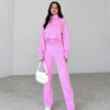 Set pink sweater one size / Σετ ροζ φόρμες one size
